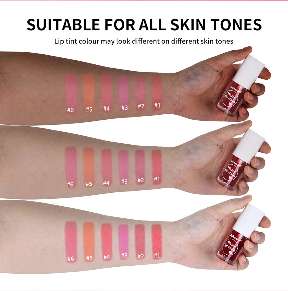 2-in-1 Waterproof Lip Stain and Liquid Blush - 12
