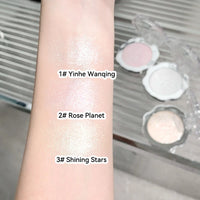 3D Shimmer Highlighter Powder for Radiant Glow