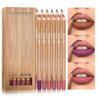 12-Color Waterproof Matte Lip Liner Pencil Set