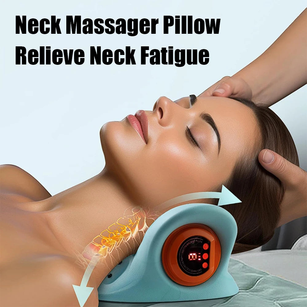 Electric Cervical Neck Massager for Pain Relief and Traction - 12