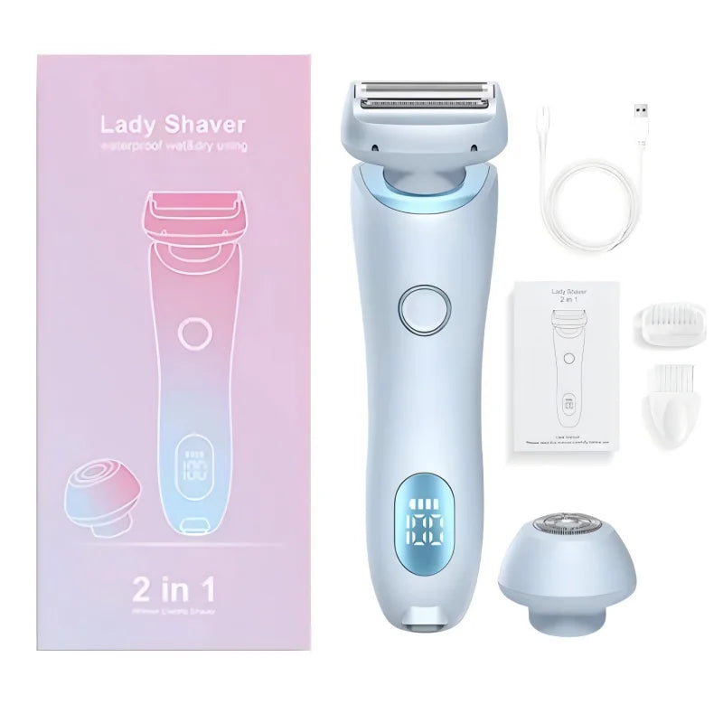 2-in-1 Painless Electric Shaver for Women - 13