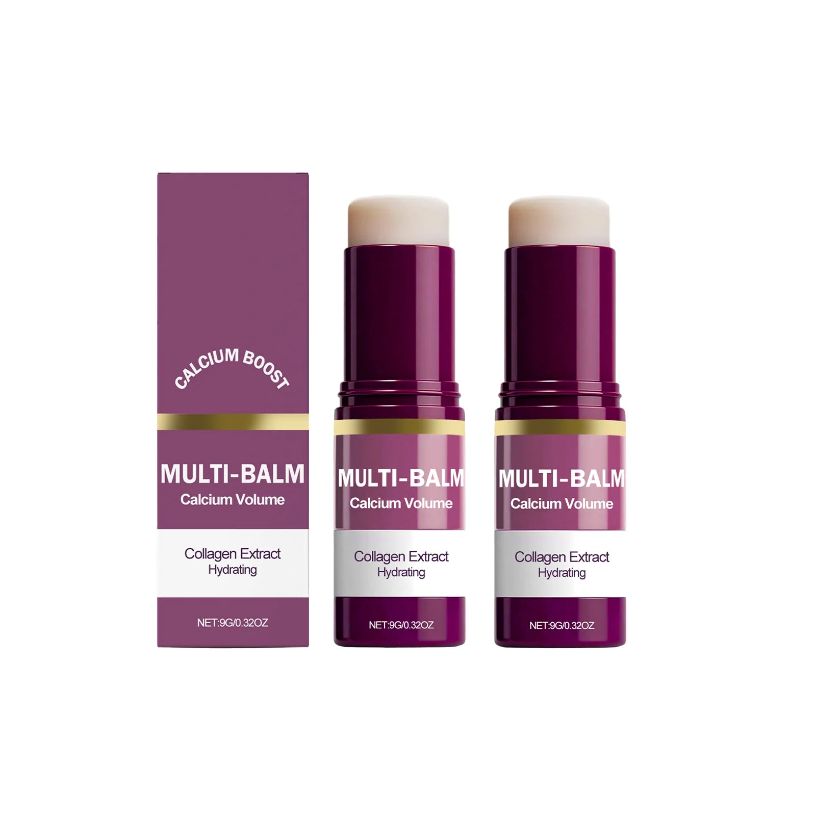 Collagen Calcium Hydrating Multi-Balm Stick for Face and Lips - 14