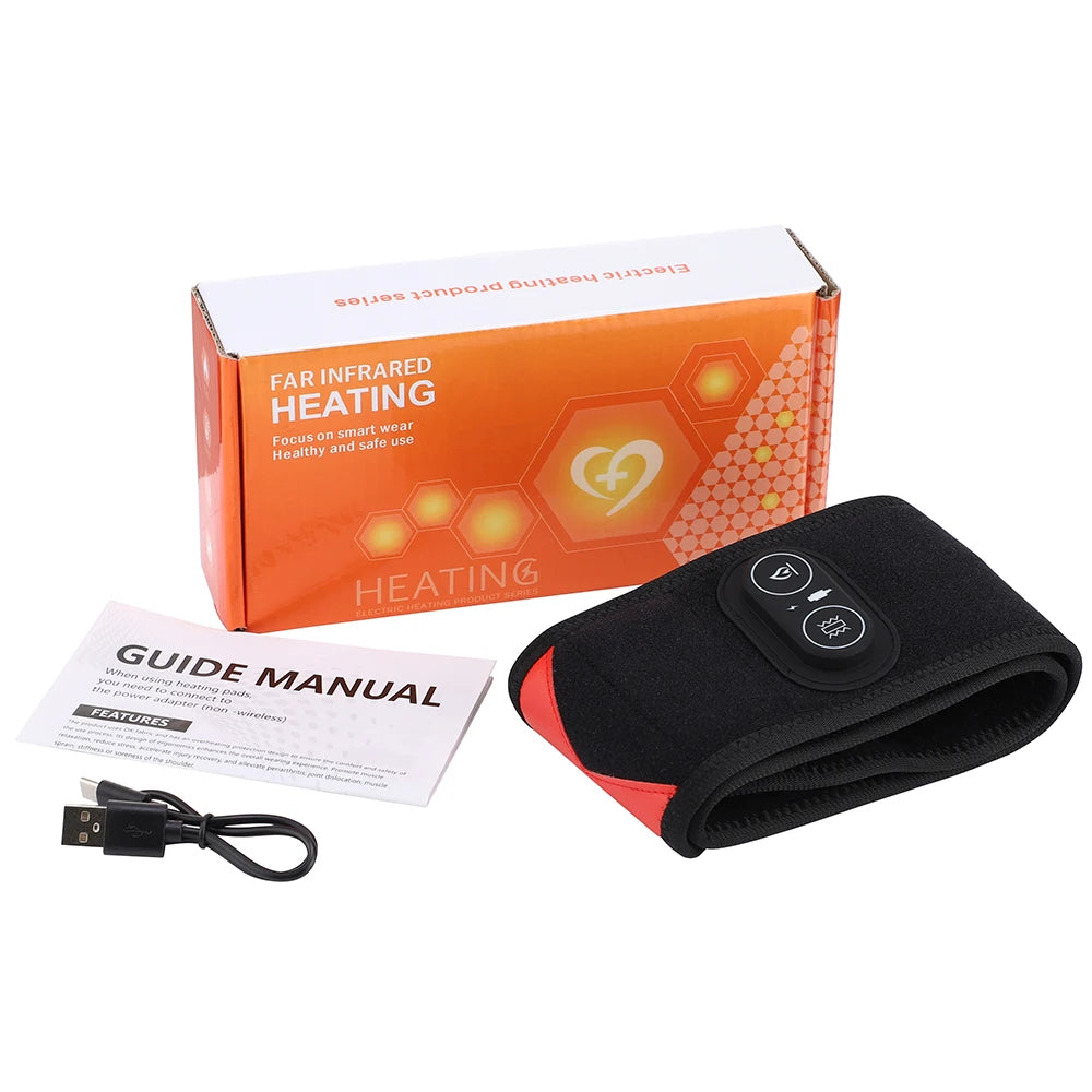 Red Light Therapy Heating Wrap for Joint & Muscle Pain Relief - 25