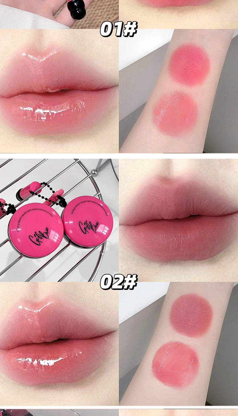 Dual-Action Hydrating Lipstick and Lip Jelly Set - 12