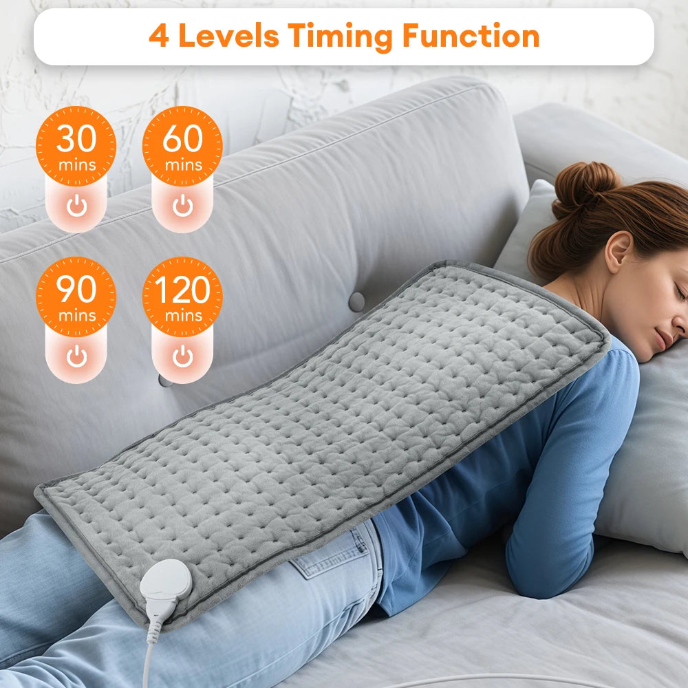 Electric Heating Pad for Muscle Pain Relief and Full Body Warmth - 4