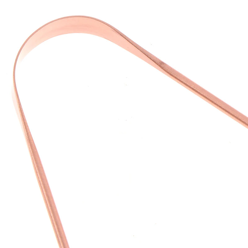 Pure Copper Tongue Scraper for Fresh Breath - 12