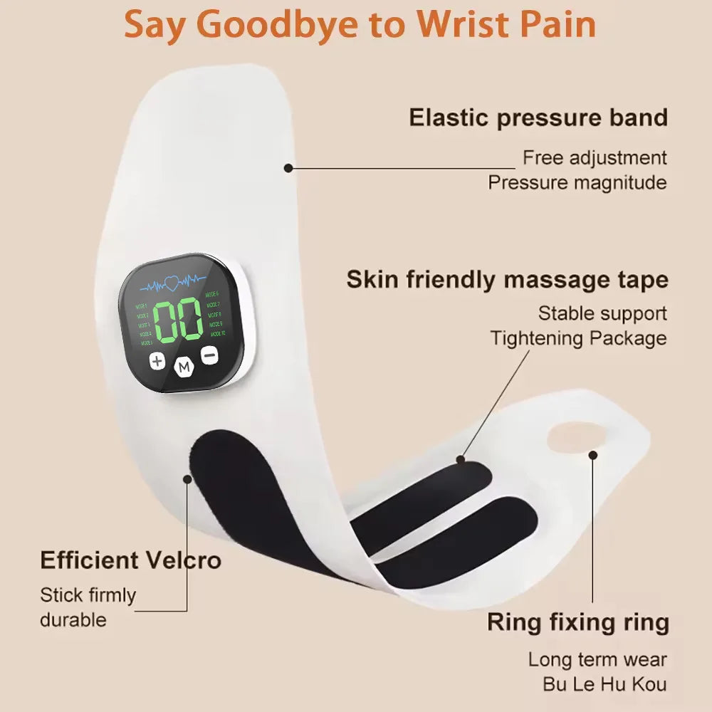 Electric Wrist Compression and Vibration Massager - 3