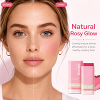 3-in-1 Cream Blush Stick for Cheeks, Lips, and Eyes