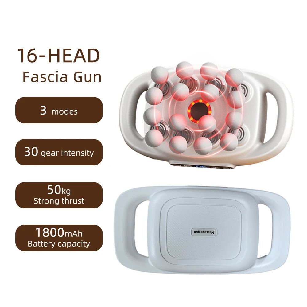 16-Head Full Body Muscle Recovery Massage Gun - 39