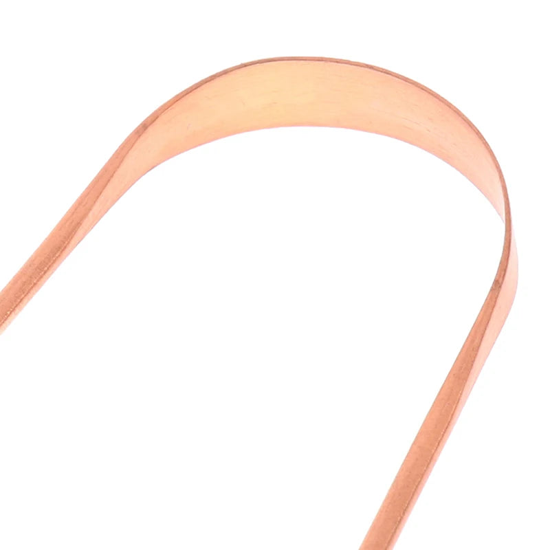 Pure Copper Tongue Scraper for Fresh Breath - 7