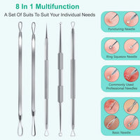5-Piece Stainless Steel Blackhead and Acne Removal Kit