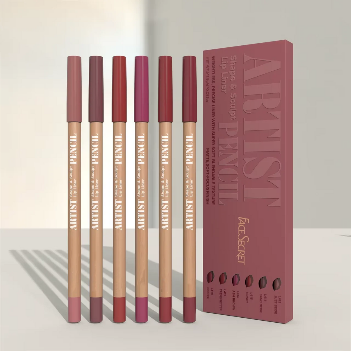 Matte Shape and Sculpt Lip Liner Pencil Set