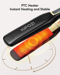 Professional Titanium Hair Straightener with Digital Display