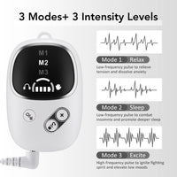 Portable CES Microcurrent Sleep Aid Device for Anxiety and Insomnia