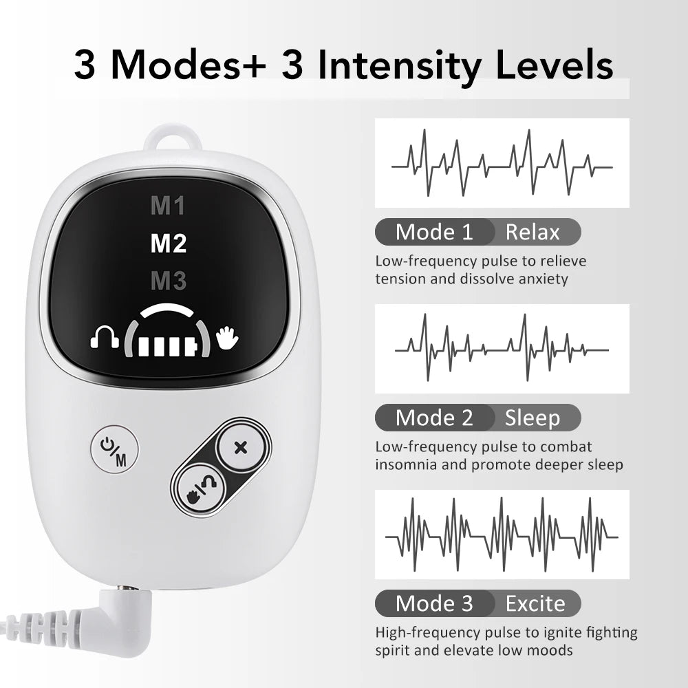 Portable CES Microcurrent Sleep Aid Device for Anxiety and Insomnia - 10