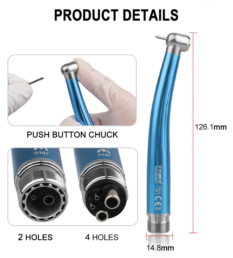 Professional 5-Piece Dental Handpiece Kit - 6