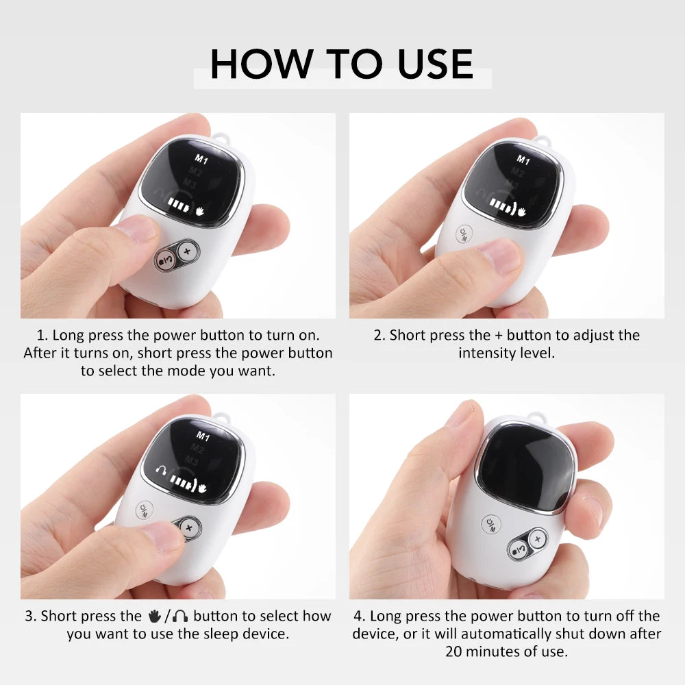 Portable CES Microcurrent Sleep Aid Device for Anxiety and Insomnia - 15