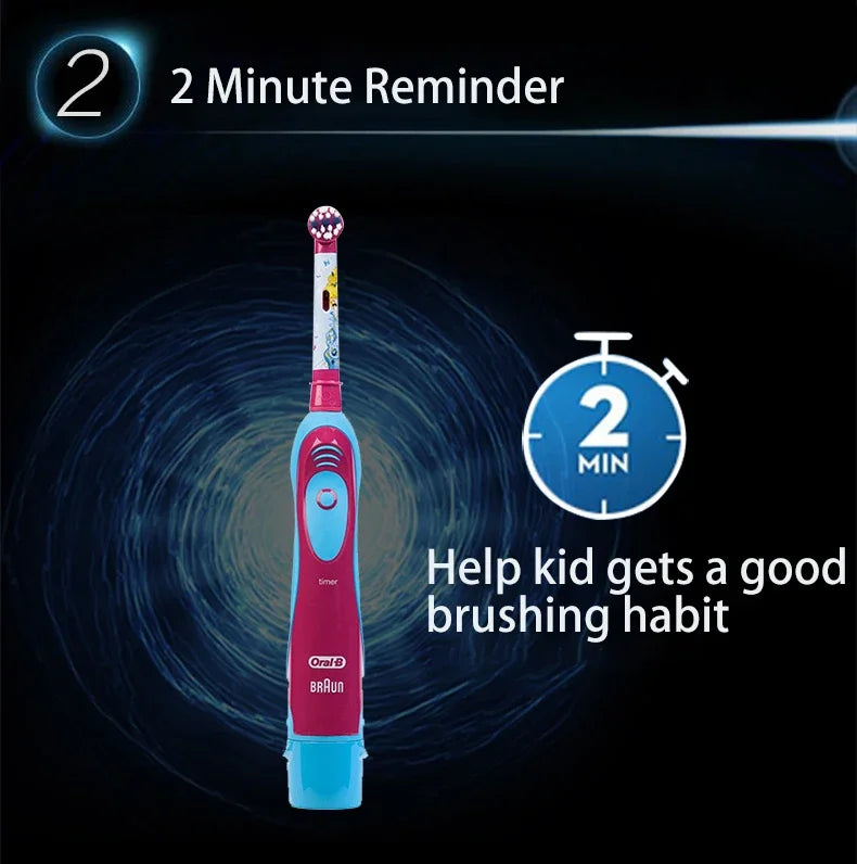 Electric Rotating Toothbrush for Kids with 2-Minute Timer - 10