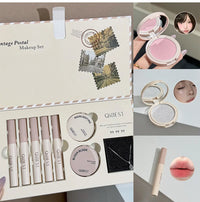 8-Piece Vintage Style Makeup and Jewelry Gift Set