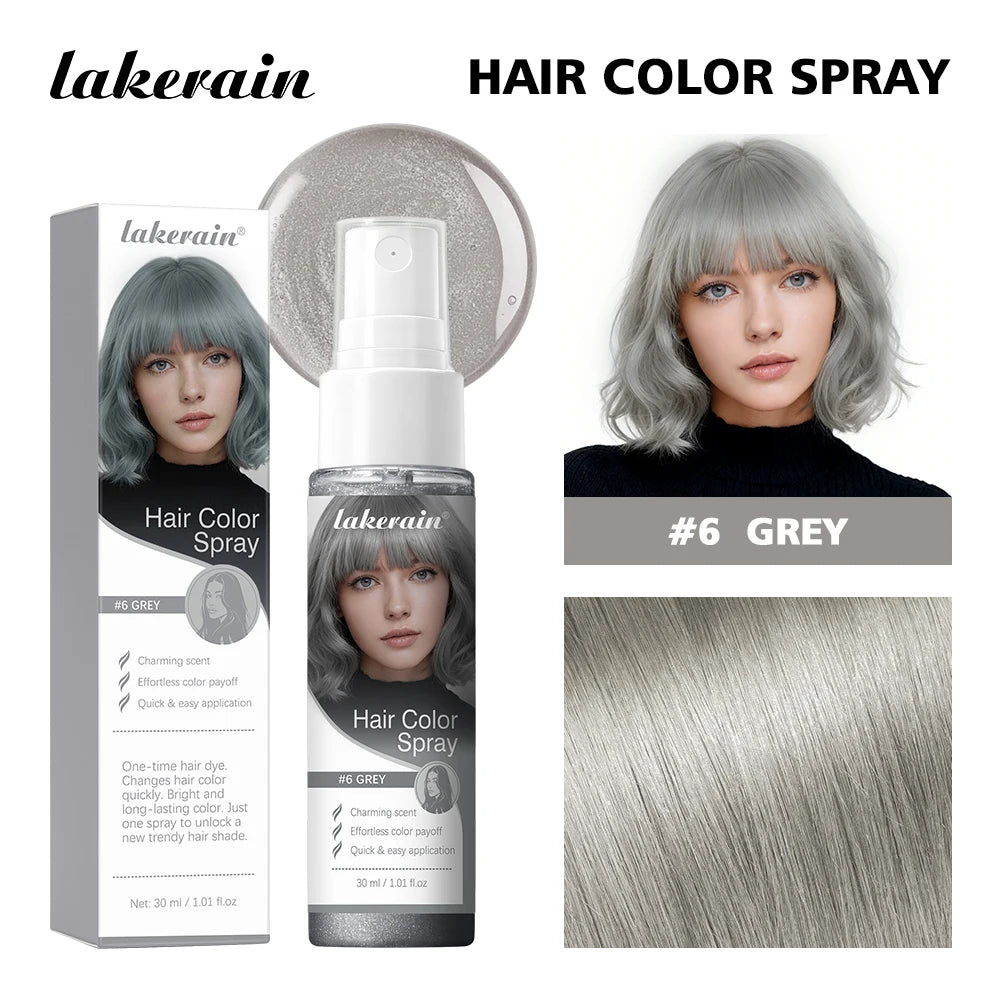 Instant Temporary Hair Color Spray for Parties and Styling - 25