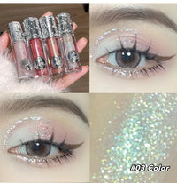 Pearlescent Liquid Glitter Eyeshadow for Radiant Sparkle