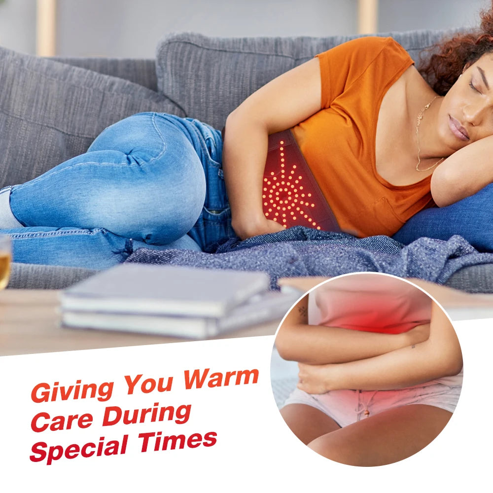 Heated Lumbar Massage Belt for Back Pain Relief - 37