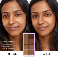 8-Shade Cream Concealer and Contour Palette