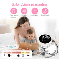 Hands-Free Portable Electric Breast Pump