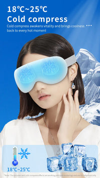 Rechargeable Cooling Eye Massager for Tension and Sleep