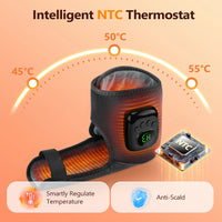 Heated Air Compression Foot and Ankle Massager