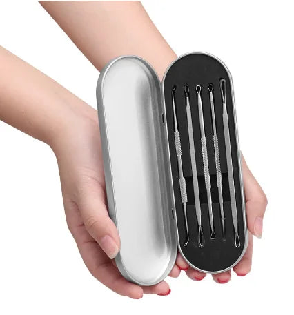 5-Piece Stainless Steel Blackhead and Acne Removal Kit - 23