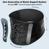 Ergonomic Lumbar Support Brace for Back Pain Relief