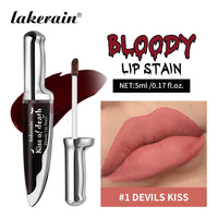 Long-Lasting Waterproof Bloody Matte Lip Stain