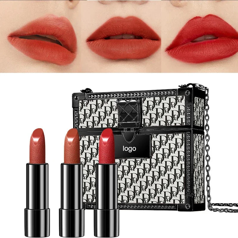Matte Velvet Lipstick Set in Luxury Gift Case - 63