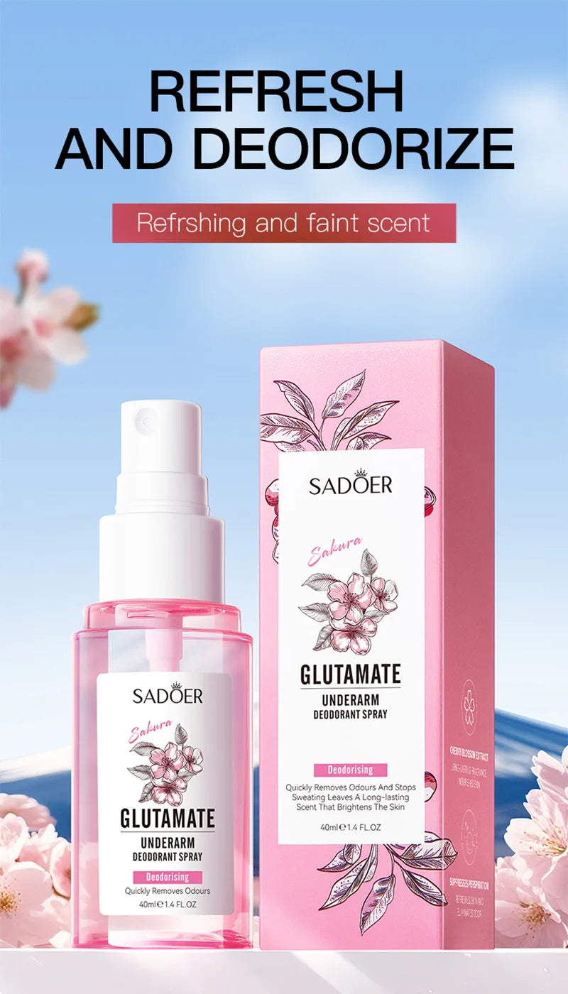 Sakura Refreshing Underarm Deodorant Spray - 7