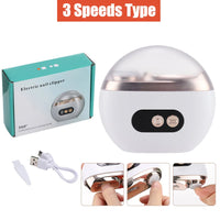 Automatic Electric Nail Clipper and Trimmer for All Ages