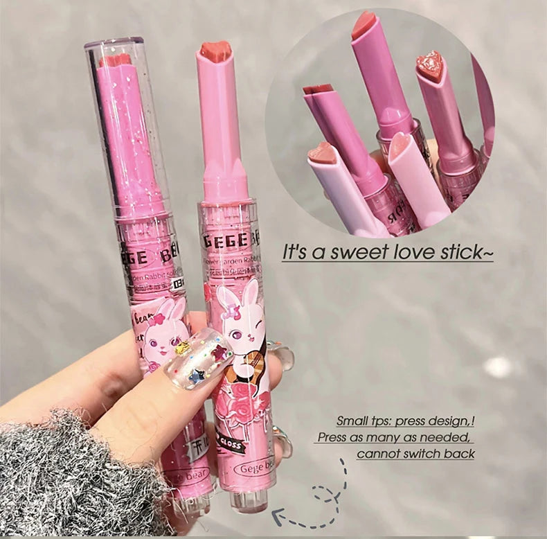 Hydrating Solid Bunny Lip Gloss for Glossy Shine - 12
