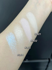 Embossed Shimmer Face Highlighter Palette