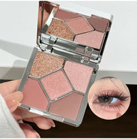 5-Color Shimmer and Matte Eyeshadow Palette