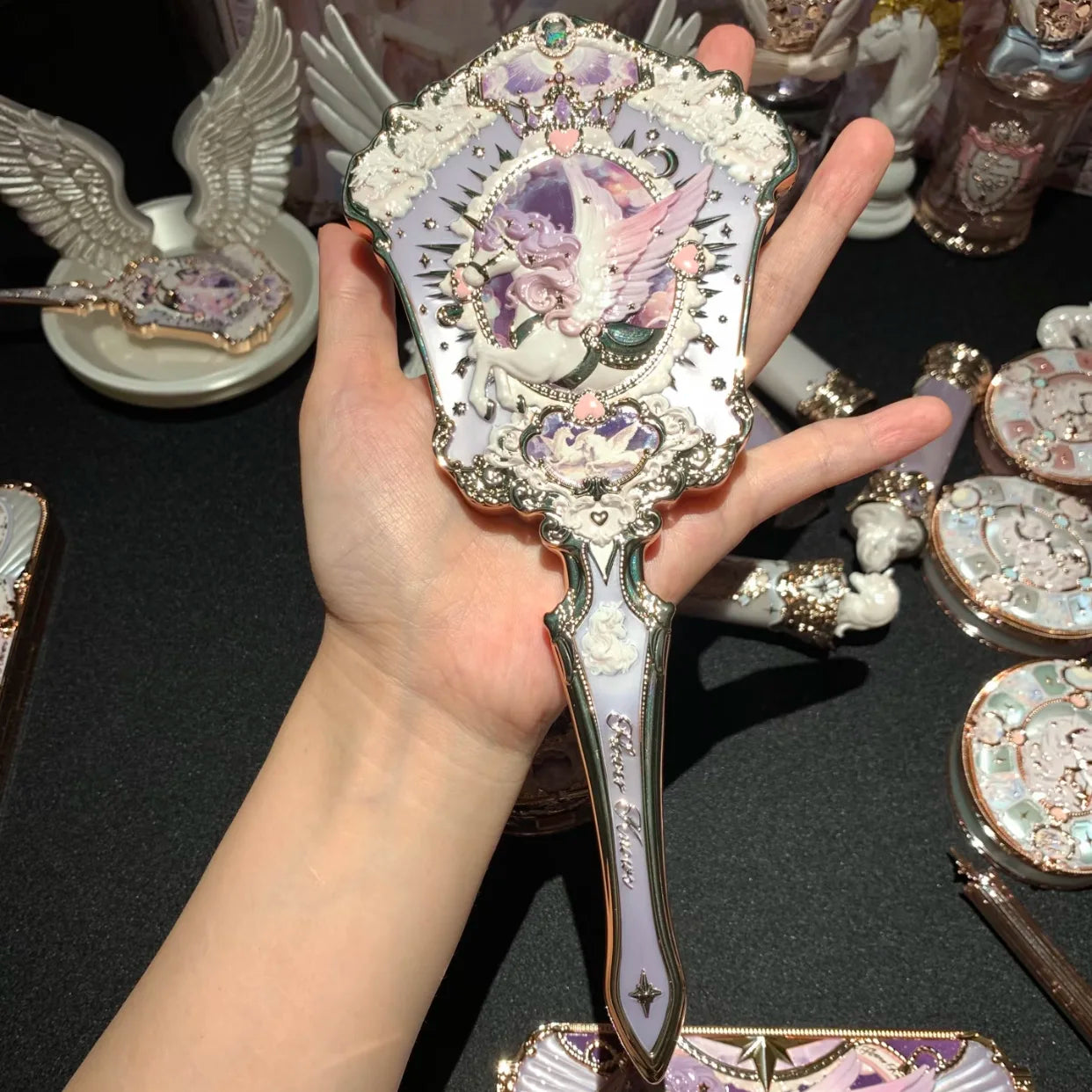 Enchanted Handheld Makeup Mirror for Precise Beauty - 20