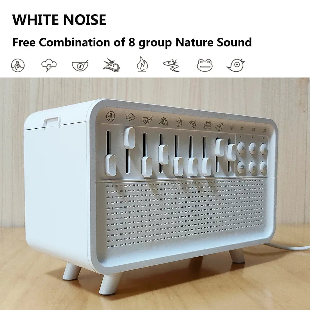 4-in-1 Sleep Sound Machine, Humidifier and Bluetooth Speaker - 8