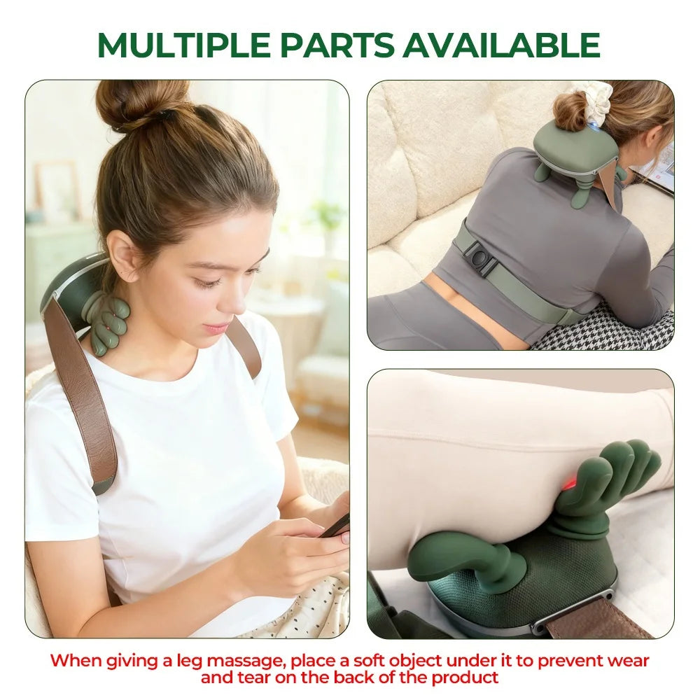 Wireless Hand-Shaped Trapezius and Neck Massager - 10