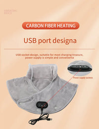 USB Heated Neck and Shoulder Heating Pad for Pain Relief