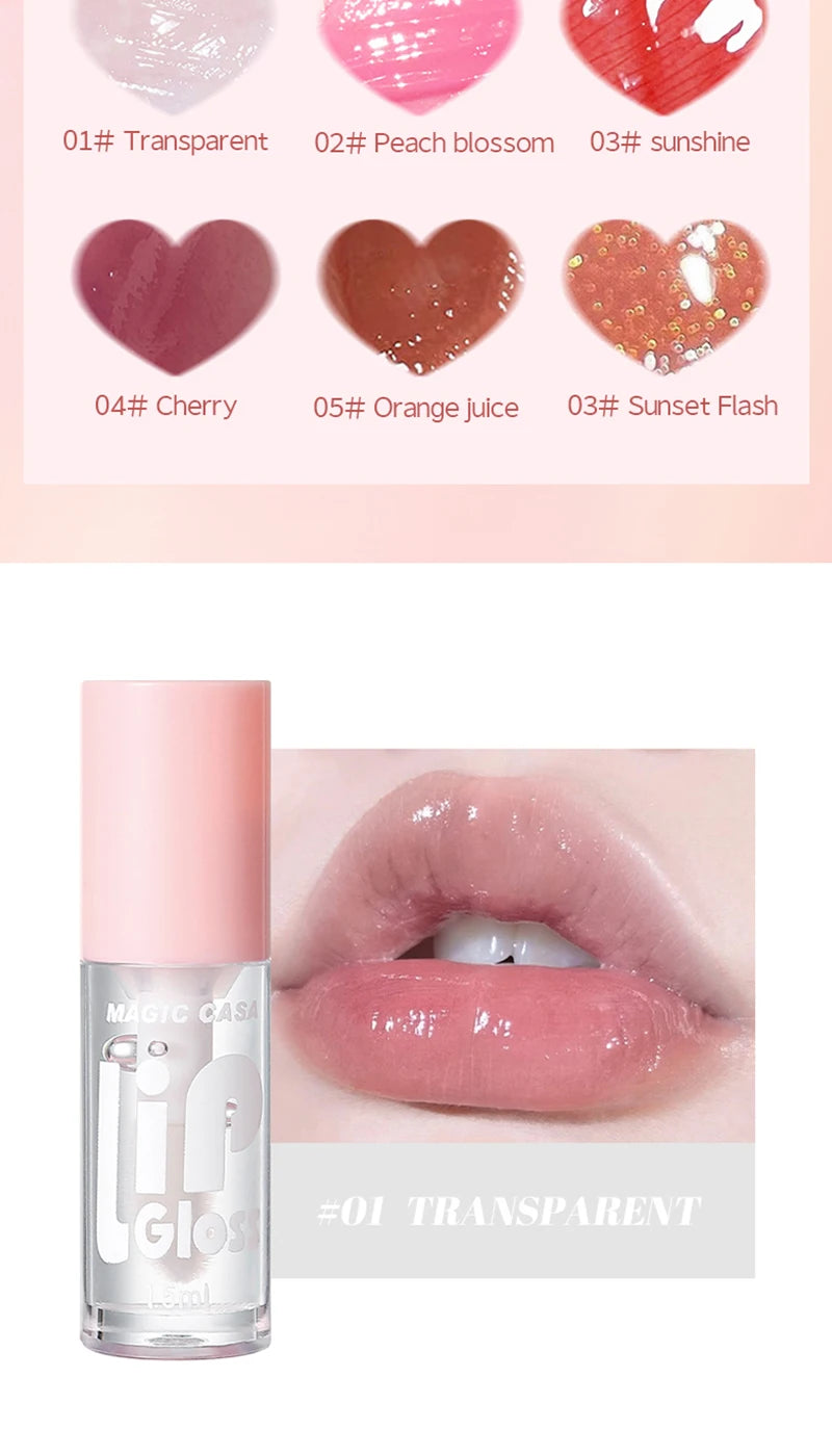 6-Piece Hydrating Water-Gloss Lip Oil Set - 14