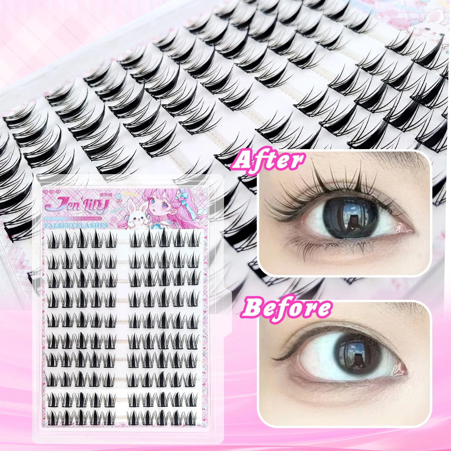 Glue-Free Cluster Eyelashes for Beginners - 3