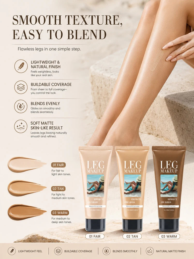 Waterproof Full Coverage Body & Leg Concealer - 8