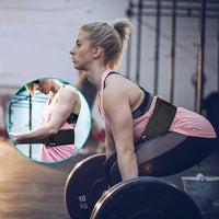 Self-Locking Weight Lifting Belt for Stability and Support