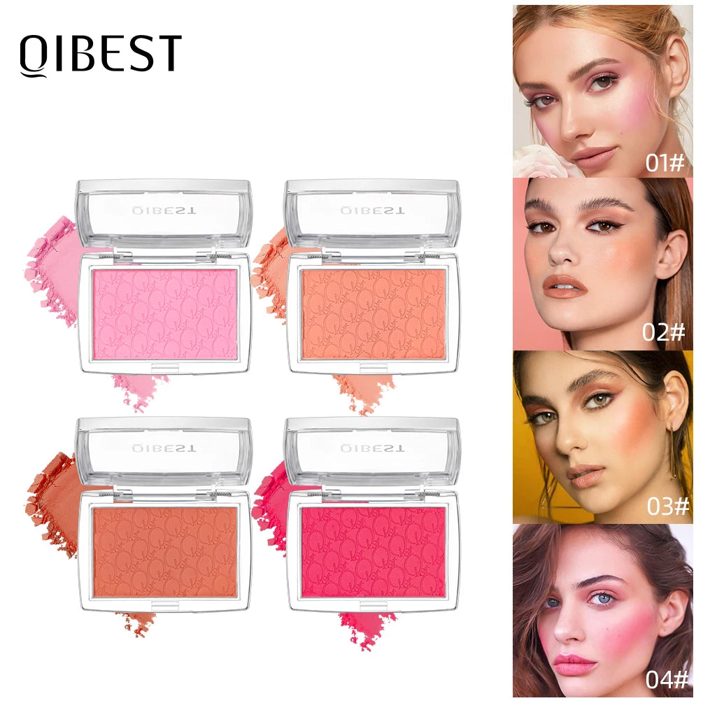 3D Embossed Powder Blush Palette for Radiant Cheeks