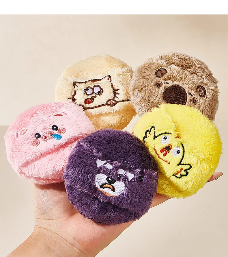 Cute Plush Cosmetic Powder Puff for Flawless Makeup Application - 22