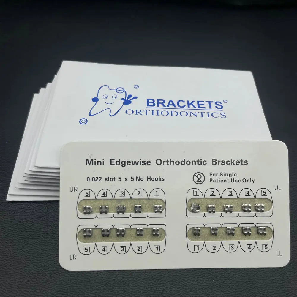 Professional Metal Orthodontic Dental Brackets Set - 19